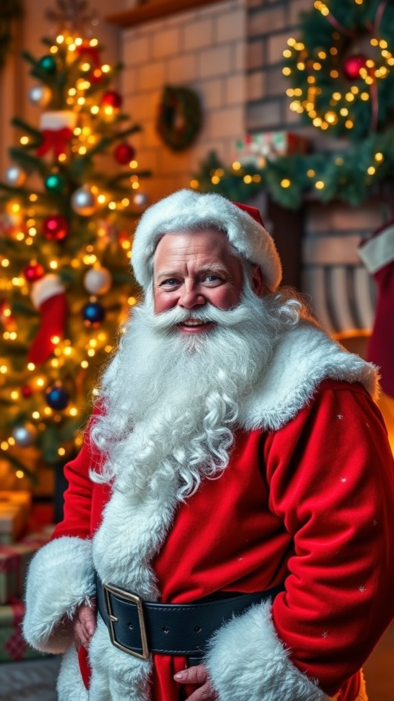 realistic santa claus portrait