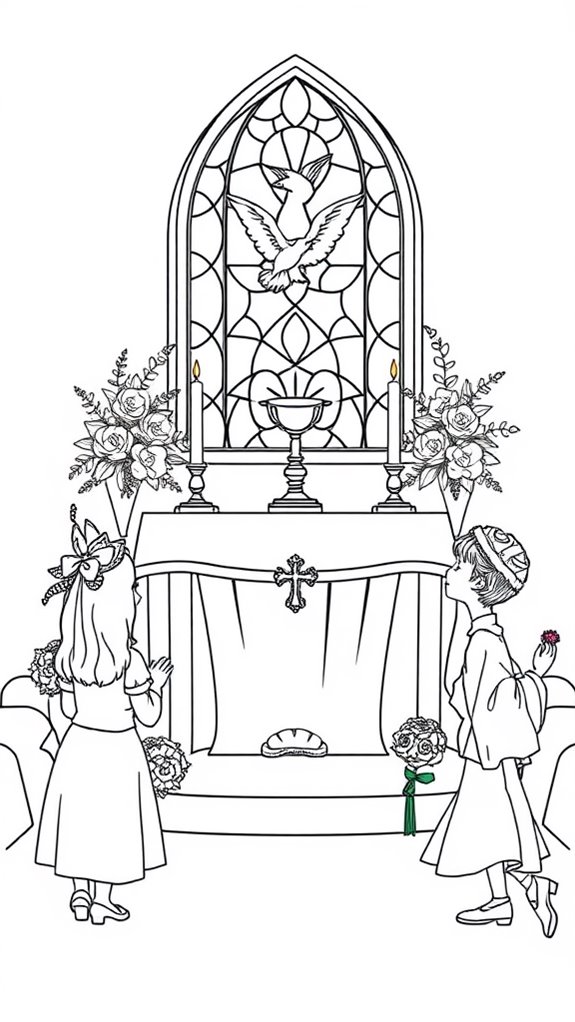 religious art activity sheet