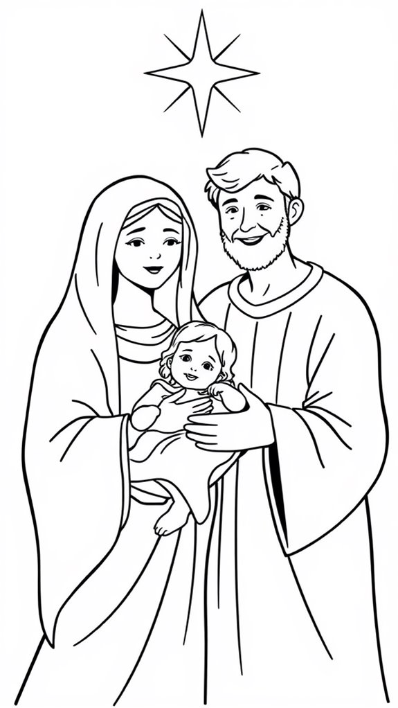 religious art coloring activity
