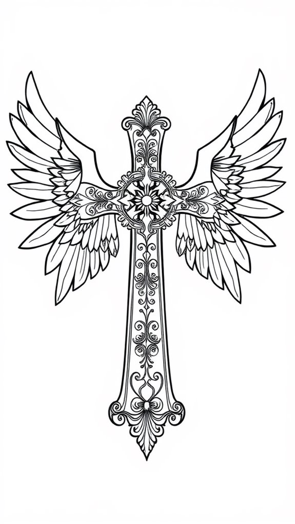 religious themed coloring page