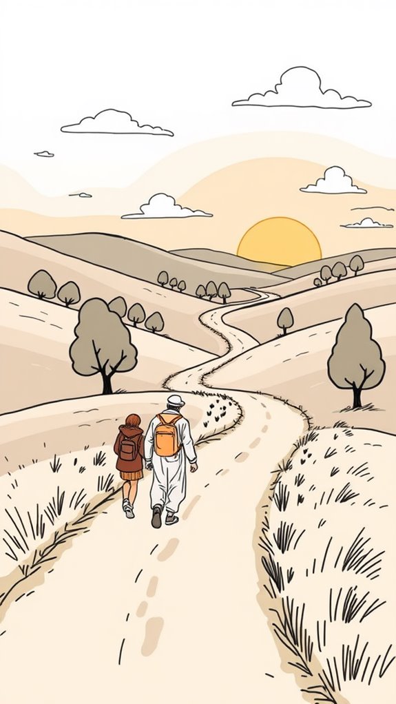 road to emmaus illustration