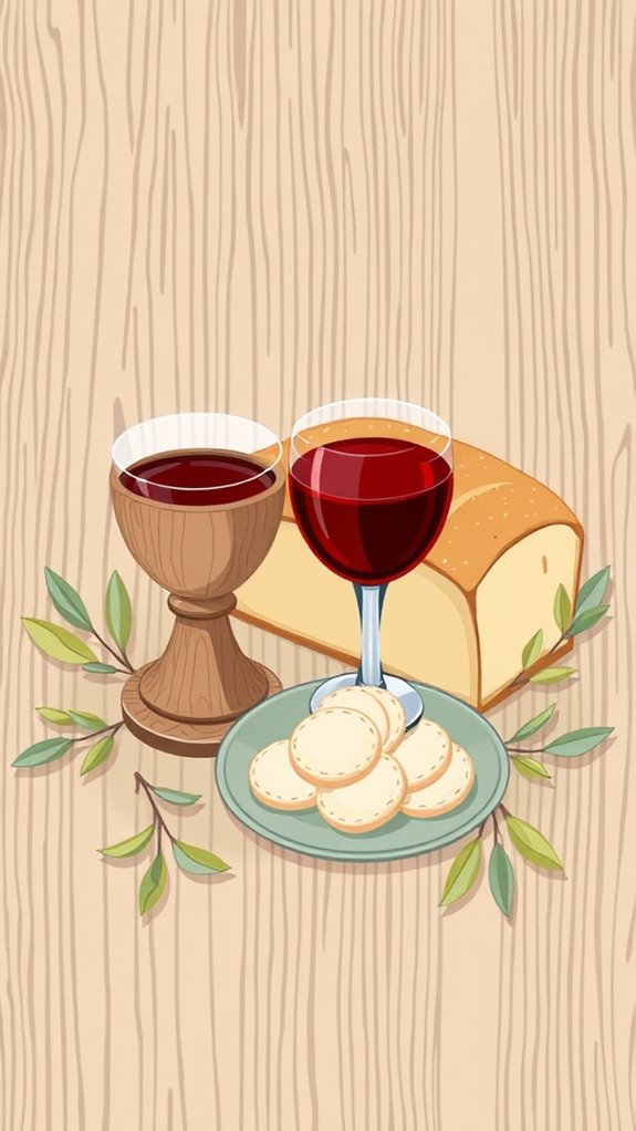 rustic communion clipart design