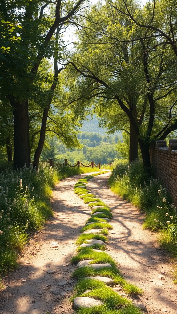 rustic pathway to emmaus