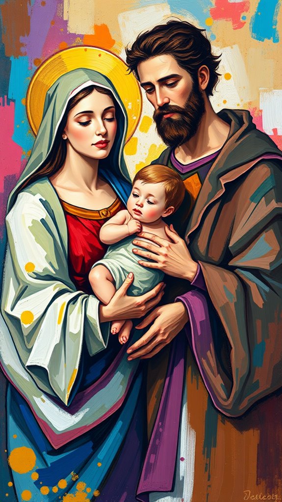 sacred family expressionist art