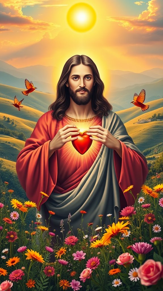 sacred heart nature image