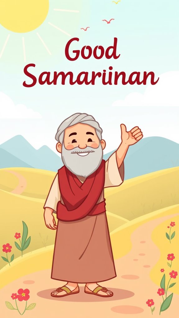 samaritan sharing kindness visually