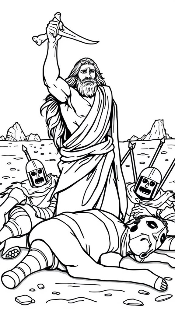 samson s triumph art activity