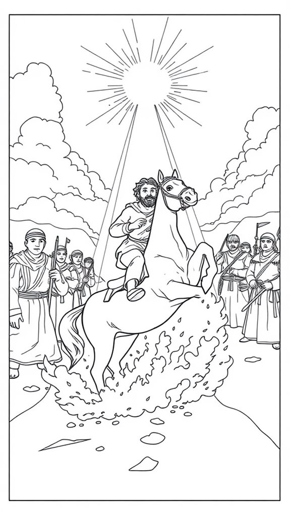 saul s transformation art activity