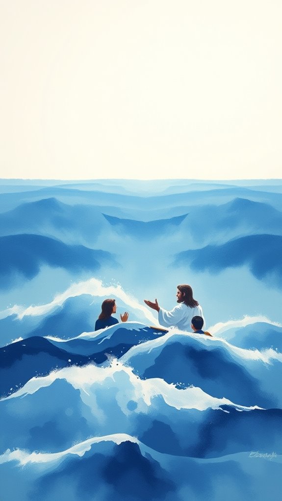 serene jesus amidst chaos