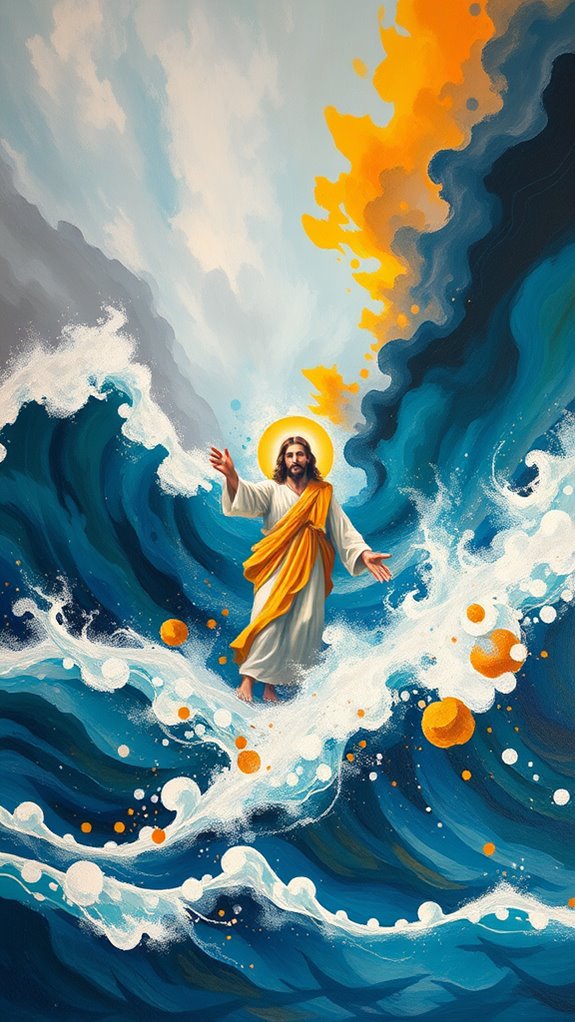 serenity amidst turbulent waves