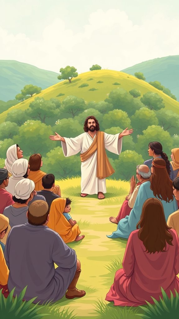 sermon mount typography art