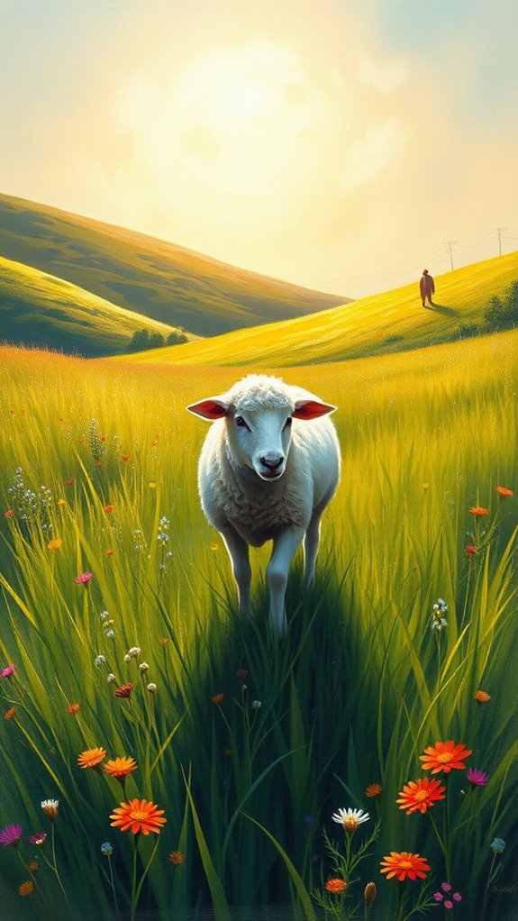 sheep painting artwork creation