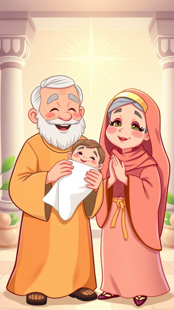 simeon and anna illustration