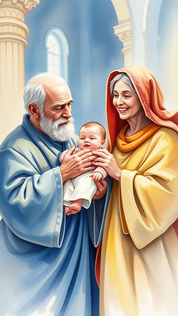 simeon and anna watercolor