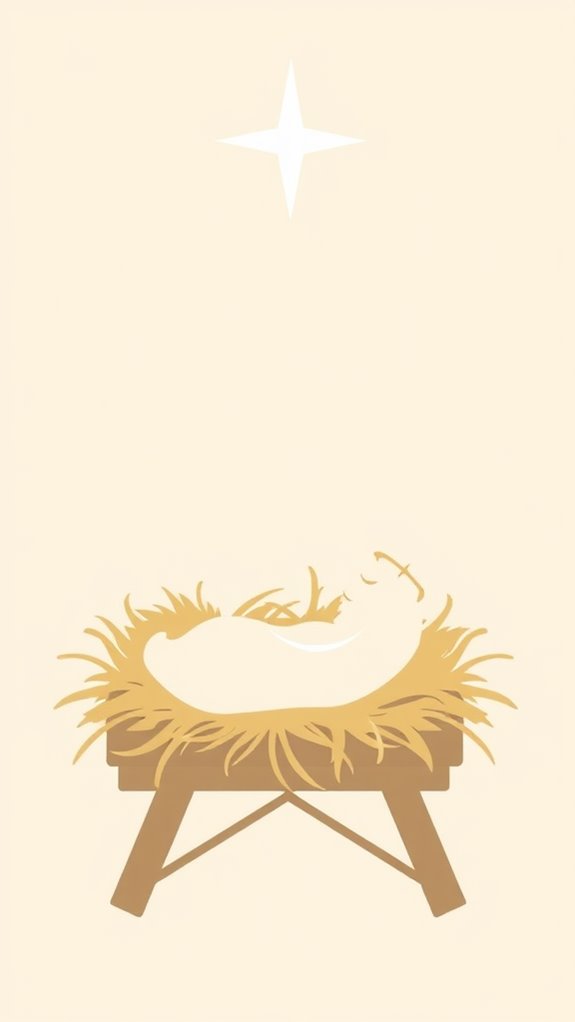 simple baby jesus depiction