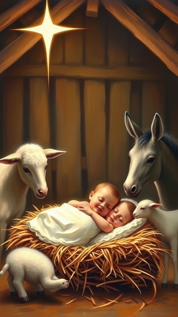 simple christ child artwork