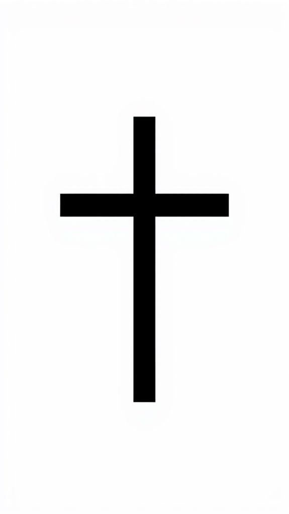 simple cross design illustration