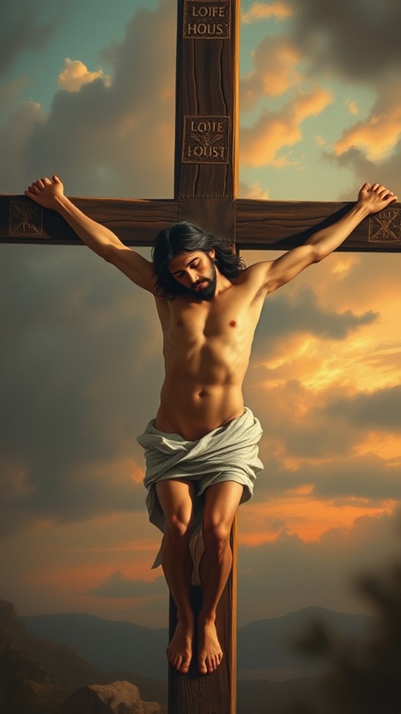 simple depiction of crucifixion