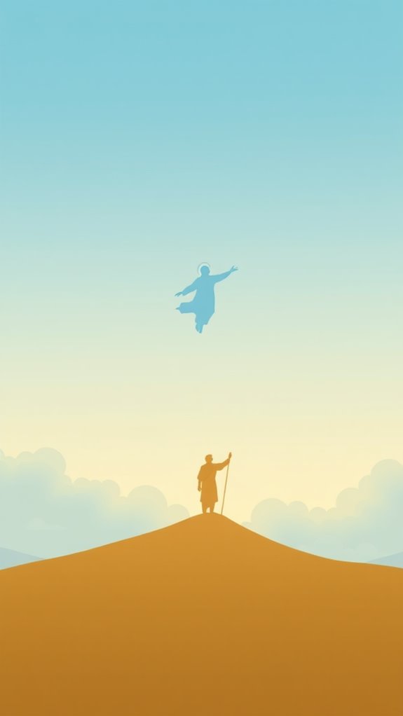 simple jesus ascension art