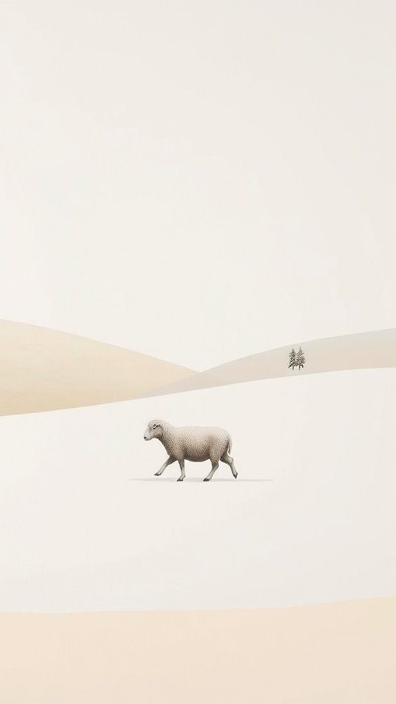 simple sheep art design