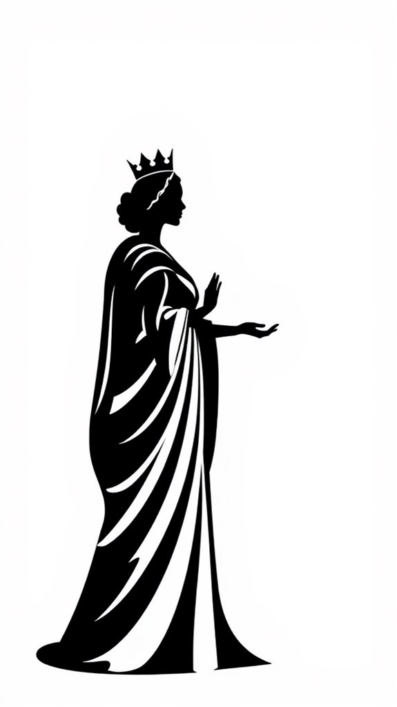 simple silhouette of esther