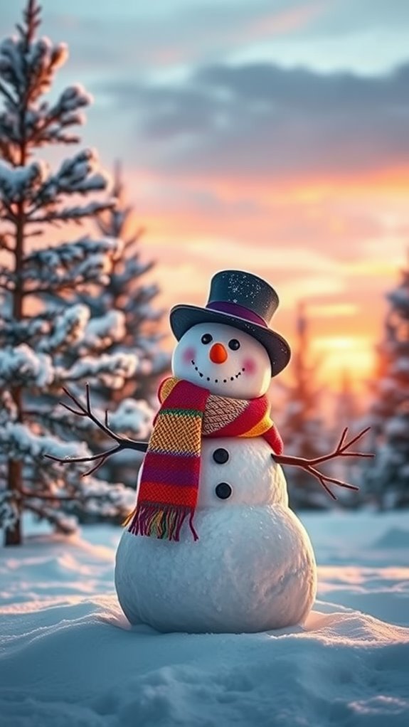 snowman stock photo image