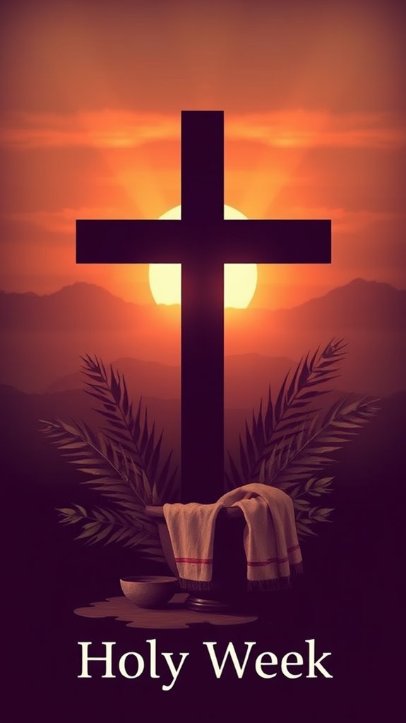spiritual imagery of holy week