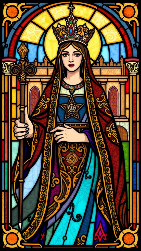 stained glass queen esther