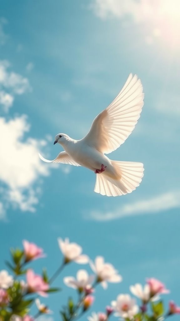 stunning image of dove