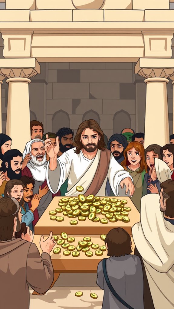 temple cleansing symbolism illustrated