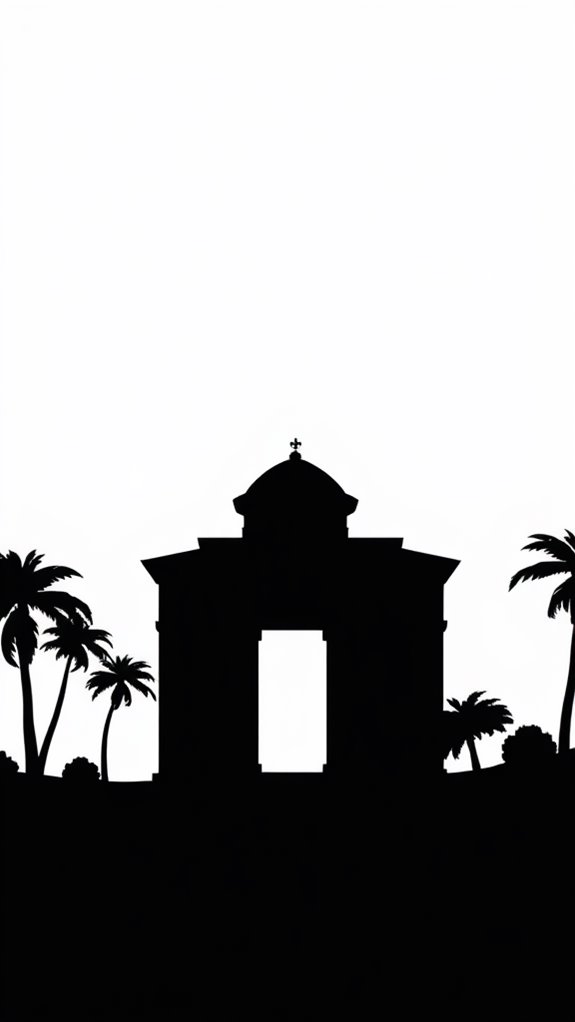 temple silhouette of solomon