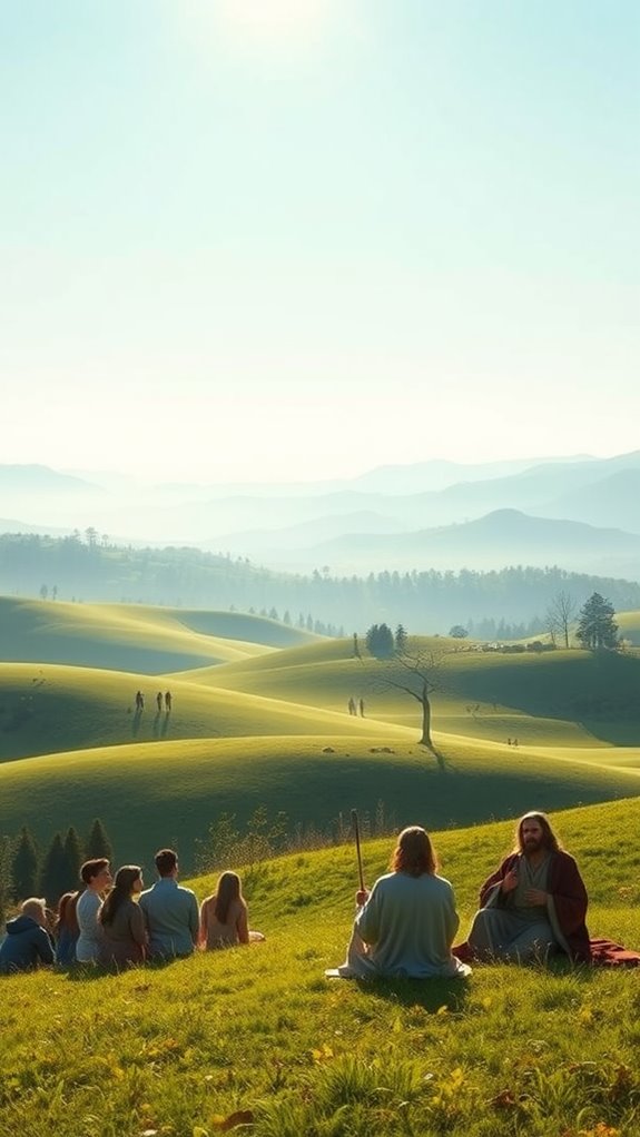 tranquil nature soft focus