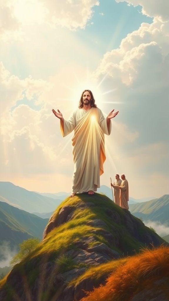 transfiguration of jesus artwork