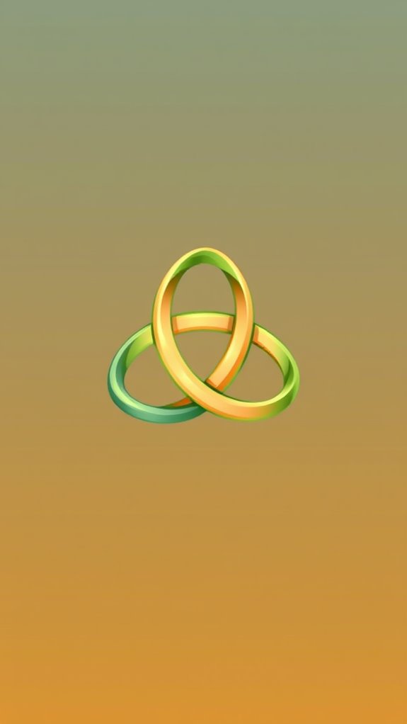 trinity symbol triangular knot
