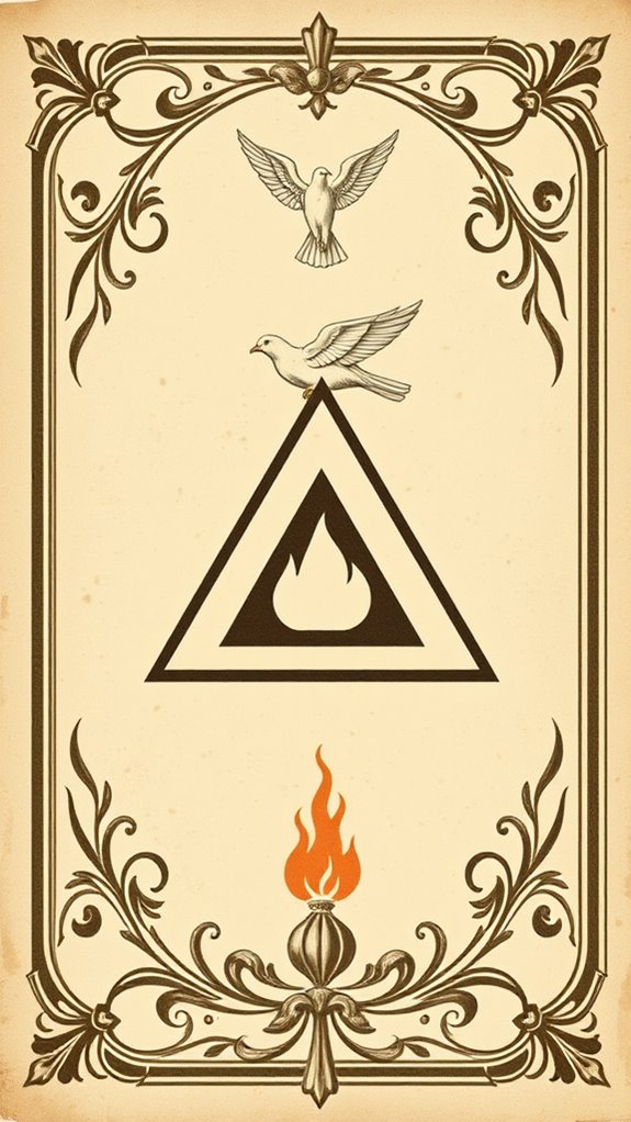 trinity vintage symbol image