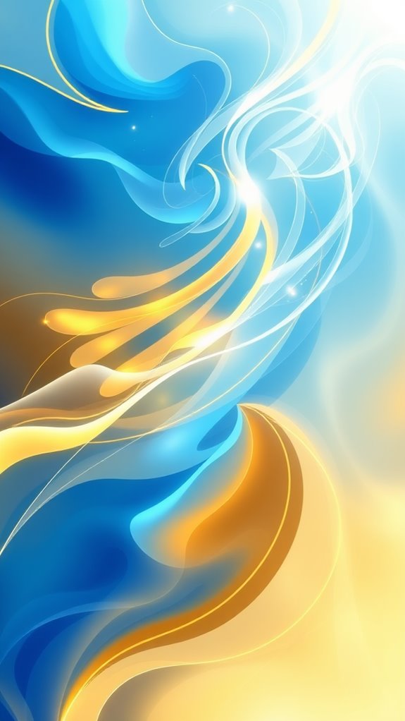 vibrant abstract holy spirit