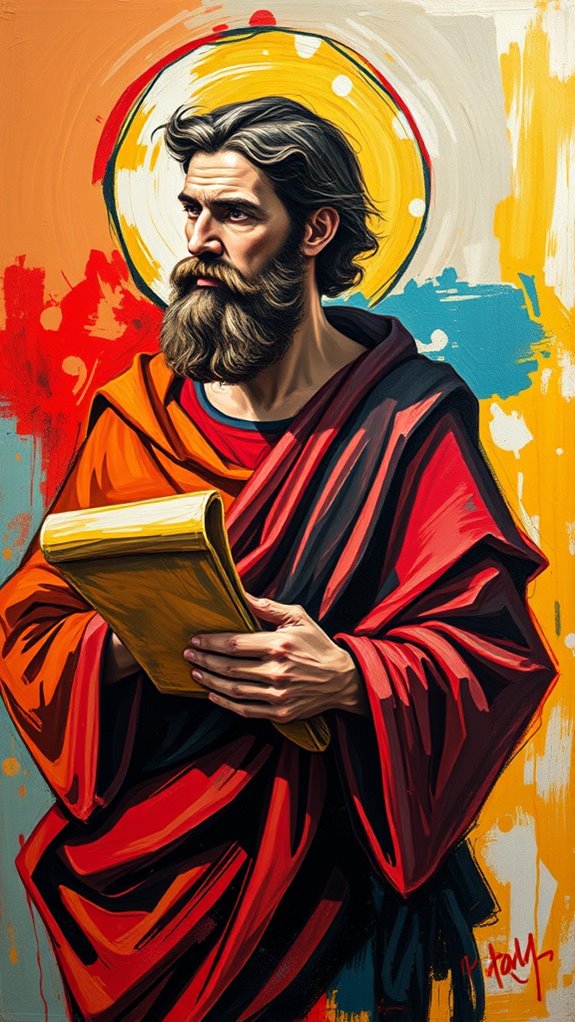vibrant apostle paul artwork