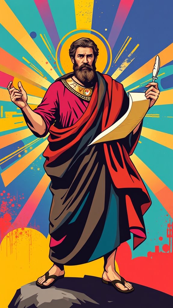vibrant apostle paul artwork