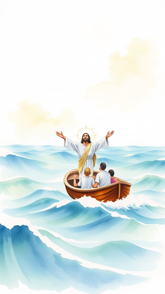 vibrant biblical watercolor art