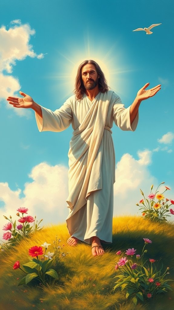 vibrant depiction of resurrection