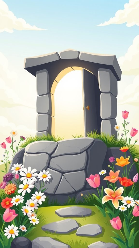 vibrant easter flower clipart