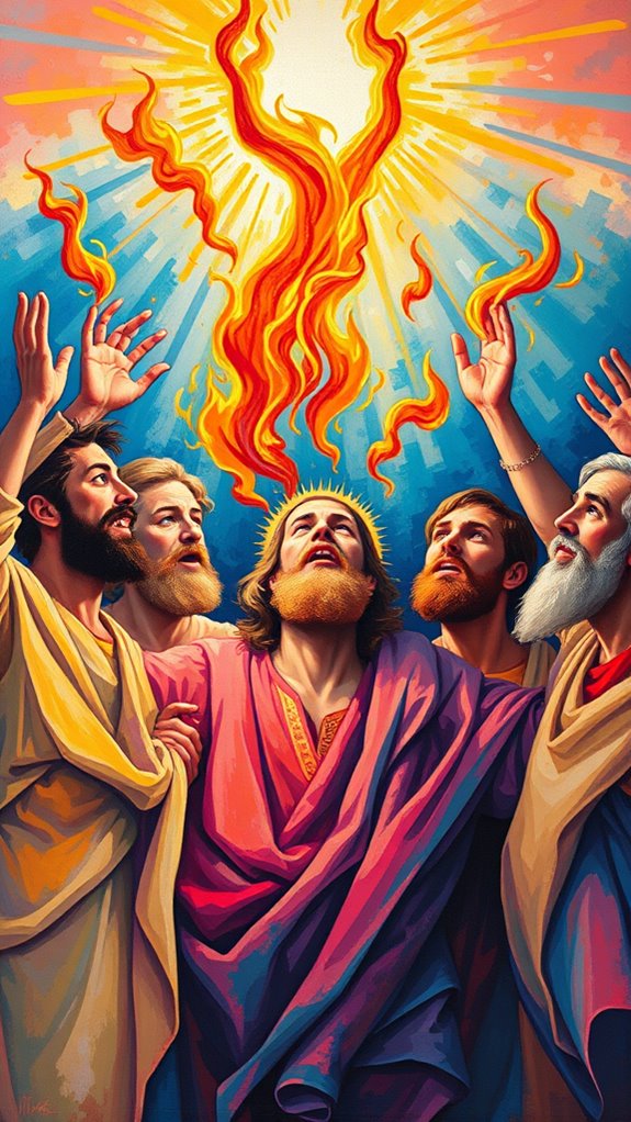 vibrant holy spirit depiction