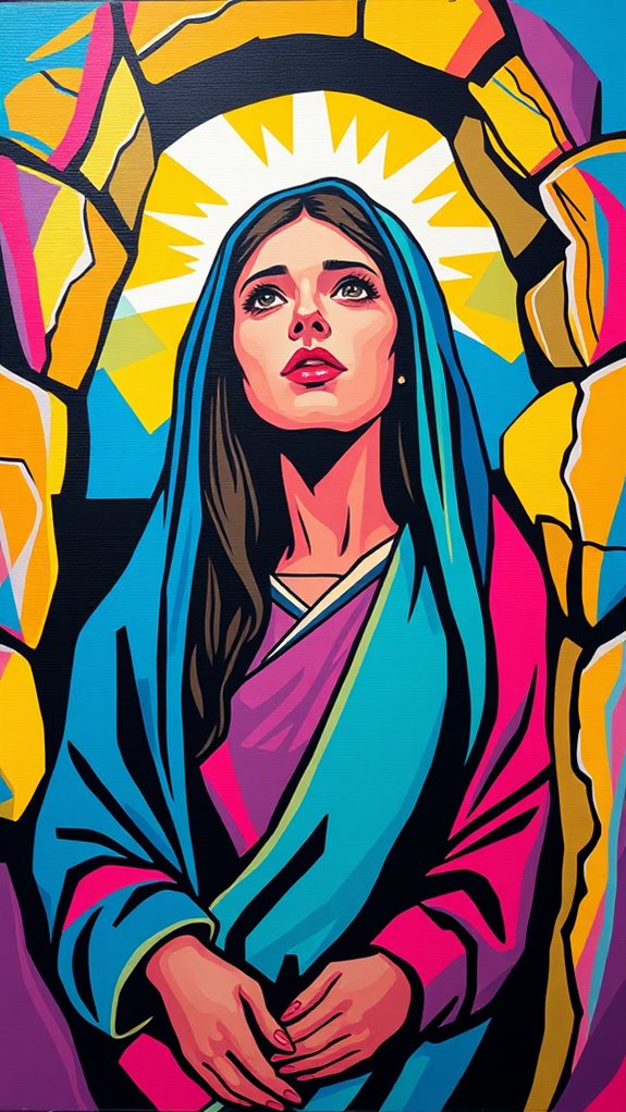 vibrant magdalene tomb artwork