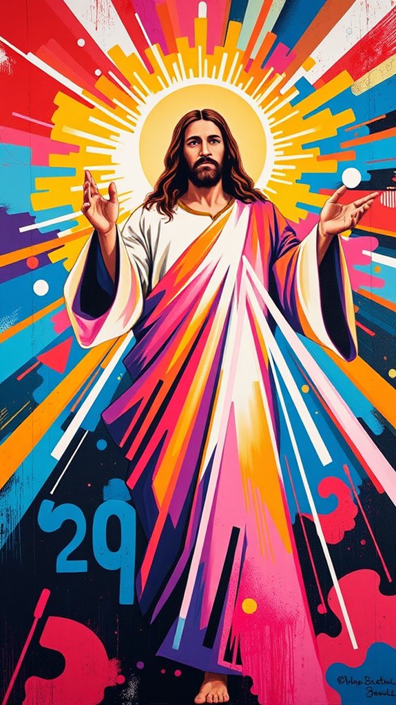 vibrant religious artistic expression