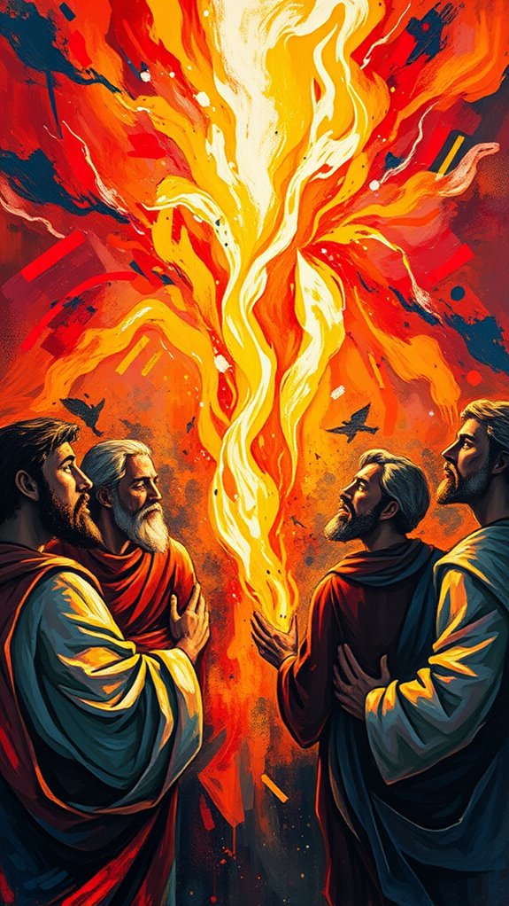 vibrant religious artistic interpretation