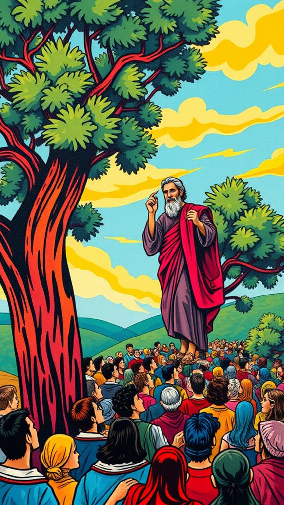 vibrant zacchaeus pop art