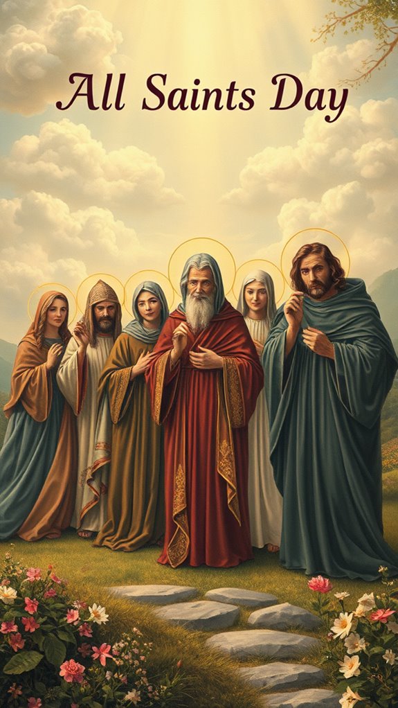 vintage all saints day art