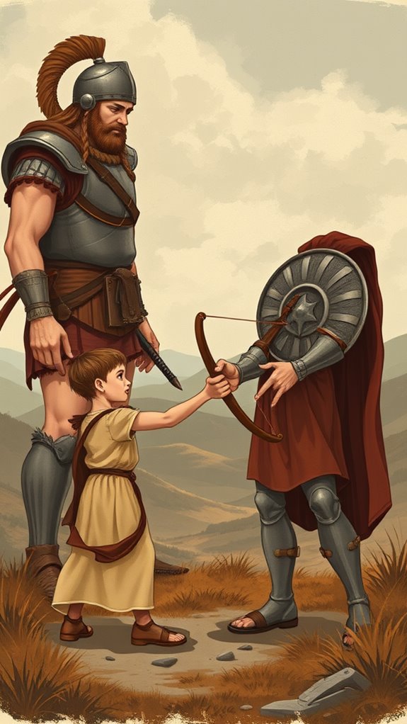 vintage david and goliath poster