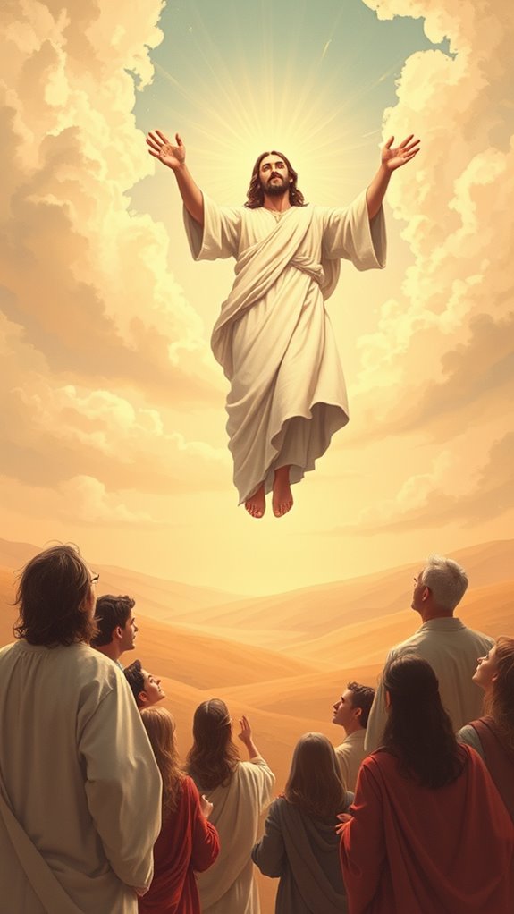 vintage depiction of ascension