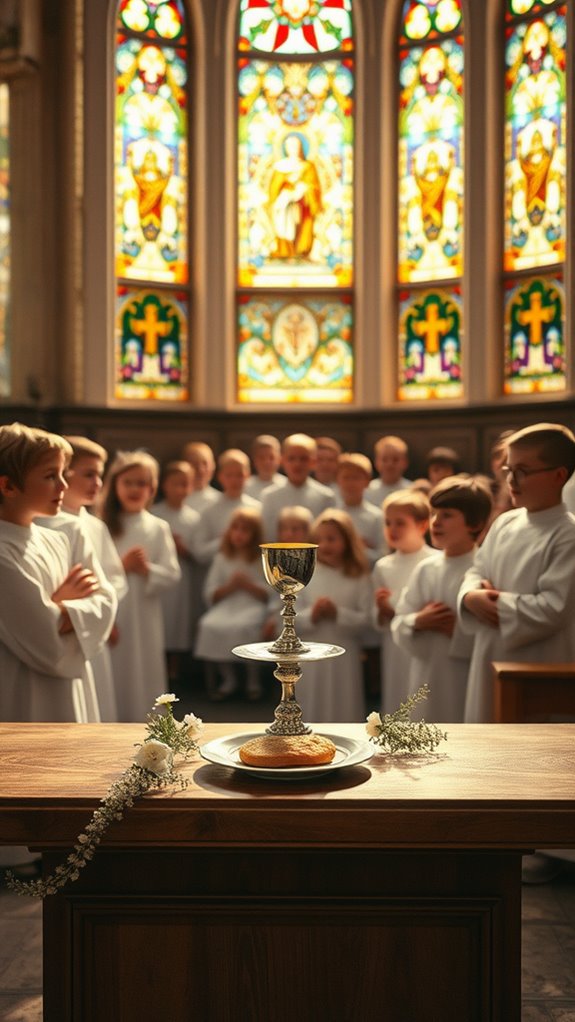 vintage holy communion image